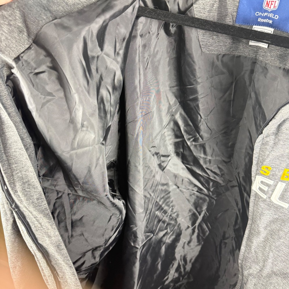 Reebok Onfield Men's Pittsburgh Steelers NFL Full Zip Jacket Windbreaker 3XL - Picture 7 of 10
